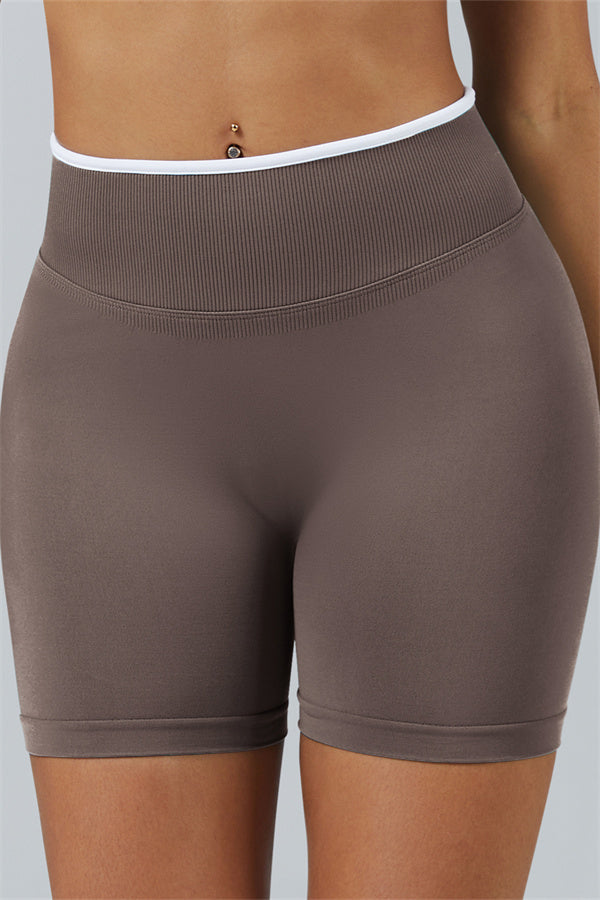 Long Sleeve Crop top Shorts 2-Piece Set