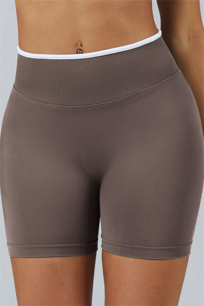 Long Sleeve Crop top Shorts 2-Piece Set