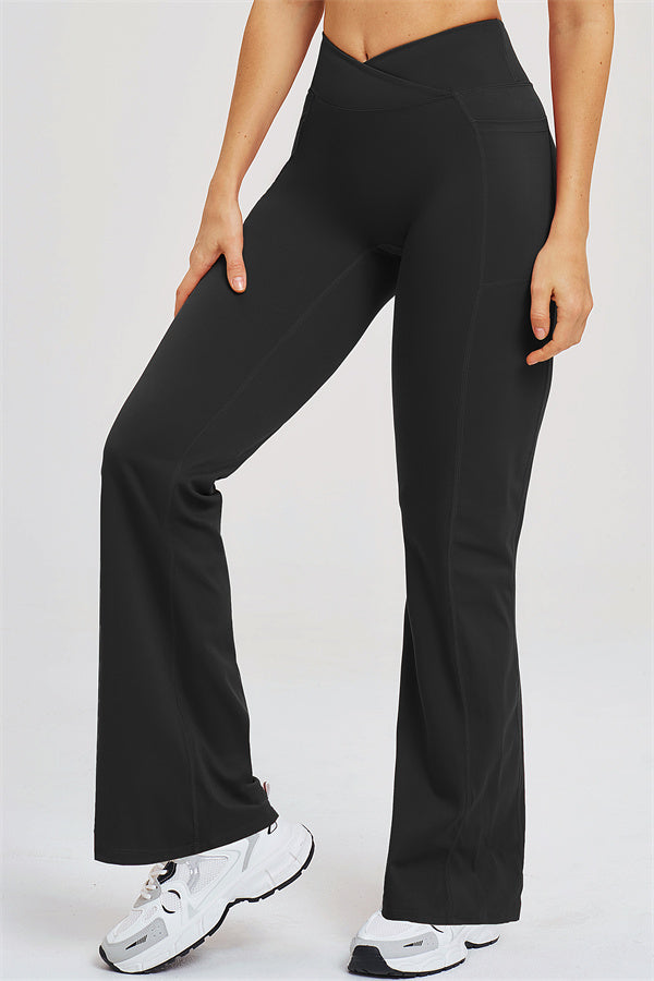 Zip Jacket + Flared Leggings 2-Piece Set