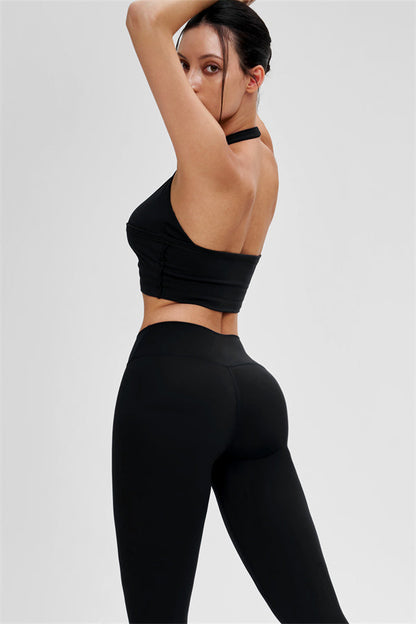 Crop Top + Leggings 2-Piece Set