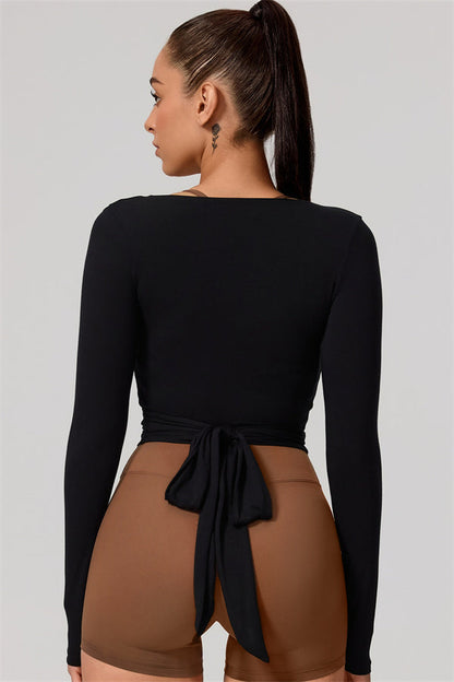 Long Sleeve Crop Top