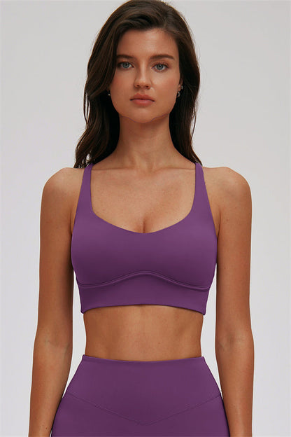 Zip Jacket Cross Back Sports Bra Leggings 3-Piece Set
