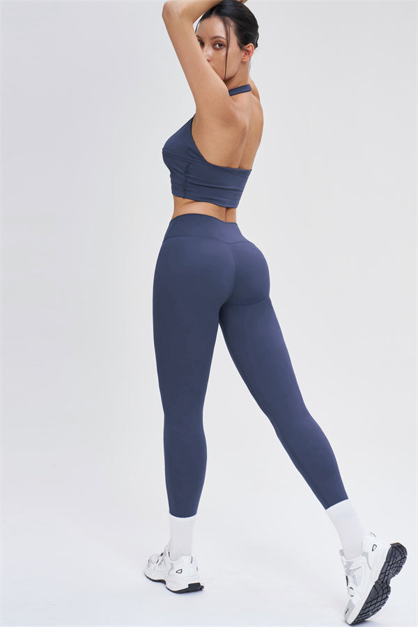 Crop Top + Leggings 2-Piece Set