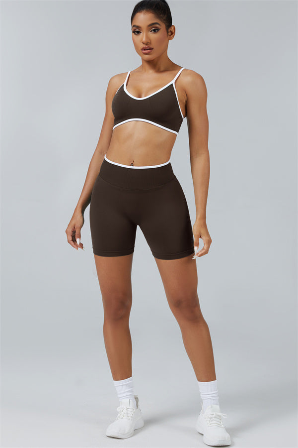 Sports Bra + Shorts 2-Piece Set