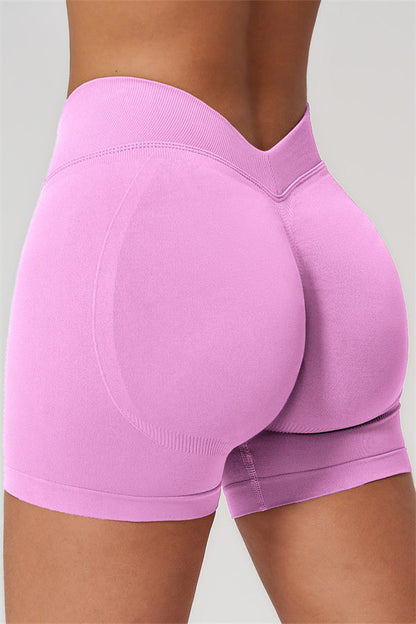 One-Shoulder Sports Bra Shorts 2-Piece Set