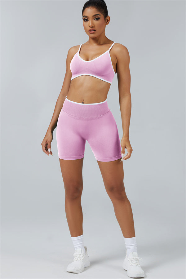 Sports Bra + Shorts 2-Piece Set