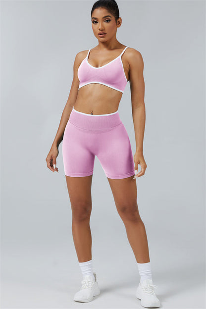 Sports Bra + Shorts 2-Piece Set