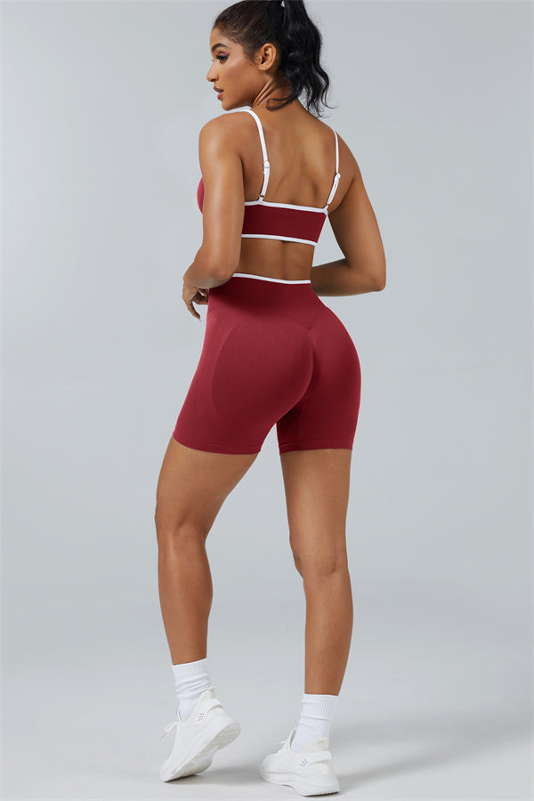 Sports Bra + Shorts 2-Piece Set