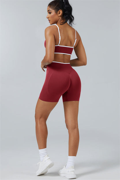 Sports Bra + Shorts 2-Piece Set