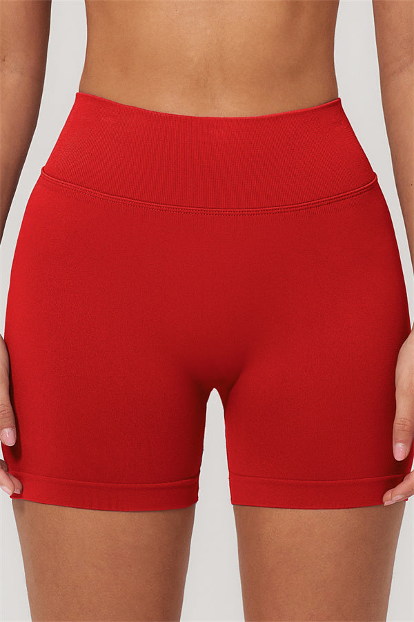 One-Shoulder Sports Bra Shorts 2-Piece Set