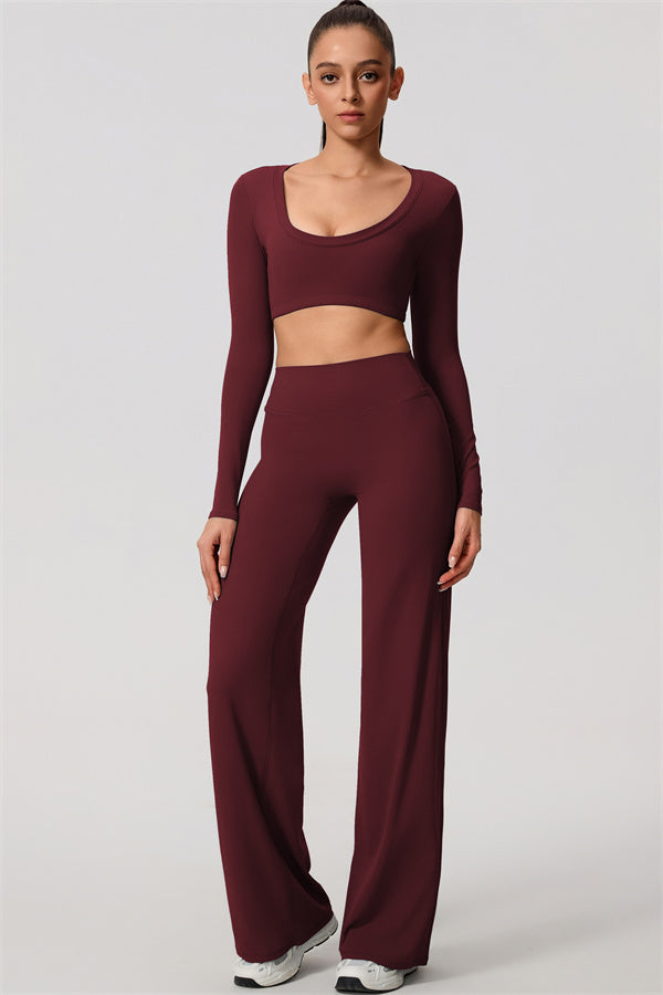 Long Sleeve Crop Top