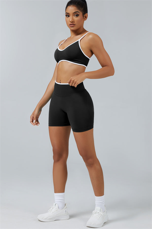 Sports Bra + Shorts 2-Piece Set