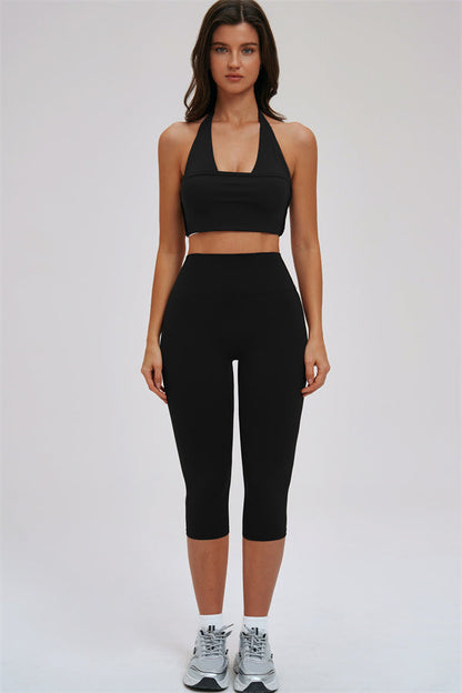Tank Top Capri Leggings 2-Piece Set