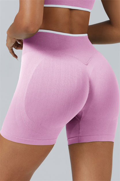 Long Sleeve Crop top Shorts 2-Piece Set