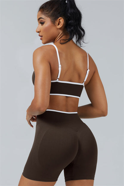 Sports Bra + Shorts 2-Piece Set