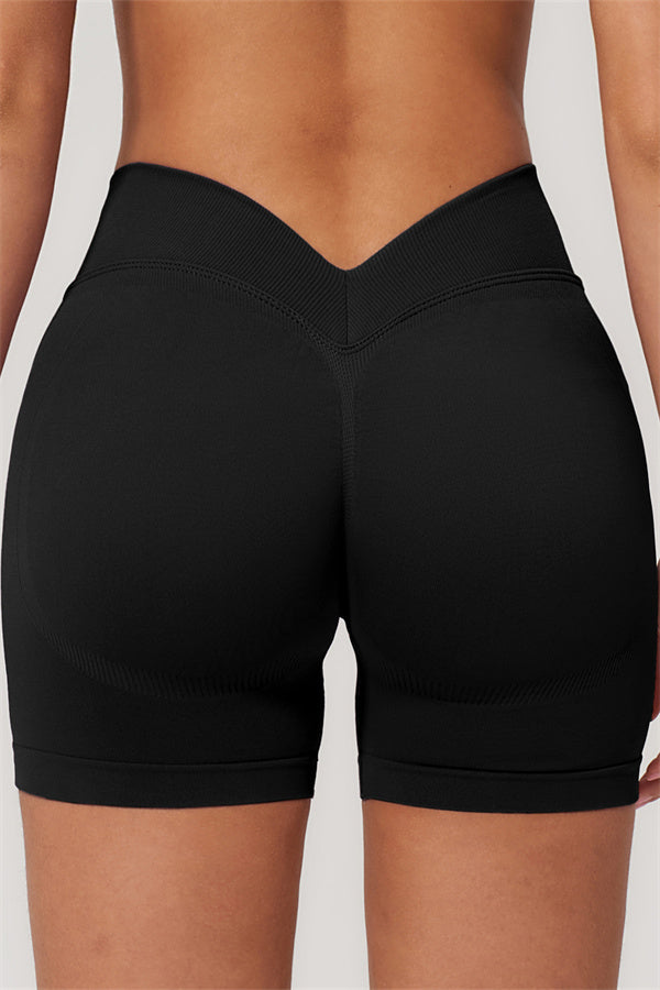 One-Shoulder Sports Bra Shorts 2-Piece Set