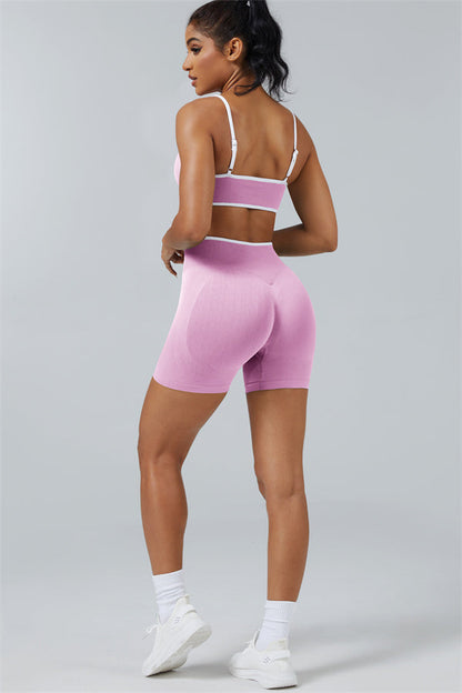 Sports Bra + Shorts 2-Piece Set
