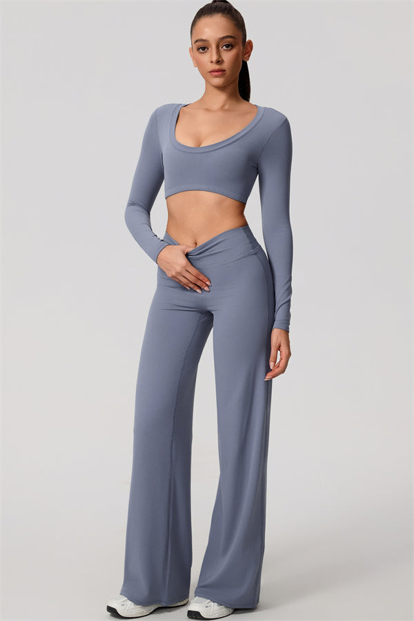 Long Sleeve Crop Top