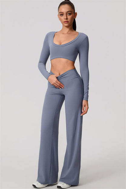 Long Sleeve Crop Top