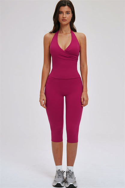 Tank Top Capri Leggings 2-Piece Set
