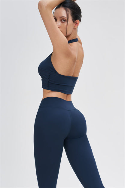 Crop Top + Leggings 2-Piece Set