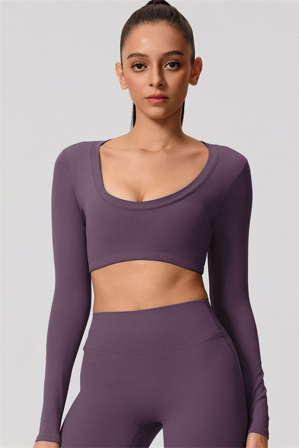 Long Sleeve Crop Top