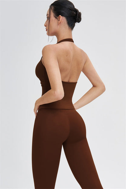 Crop Top + Leggings 2-Piece Set