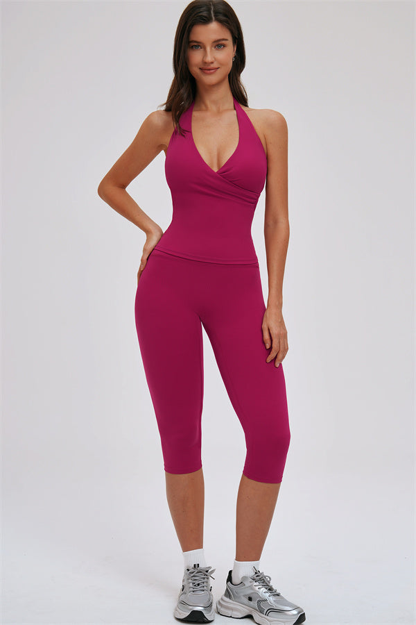 Tank Top Capri Leggings 2-Piece Set