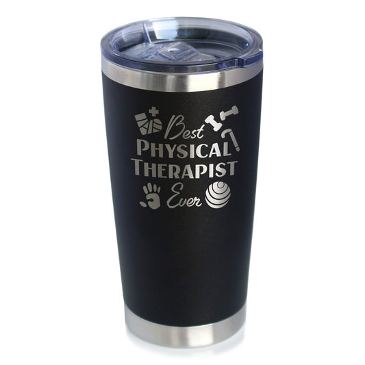 Best Physical Therapist - Insulated Coffee Tumbler Cup with Sliding Lid