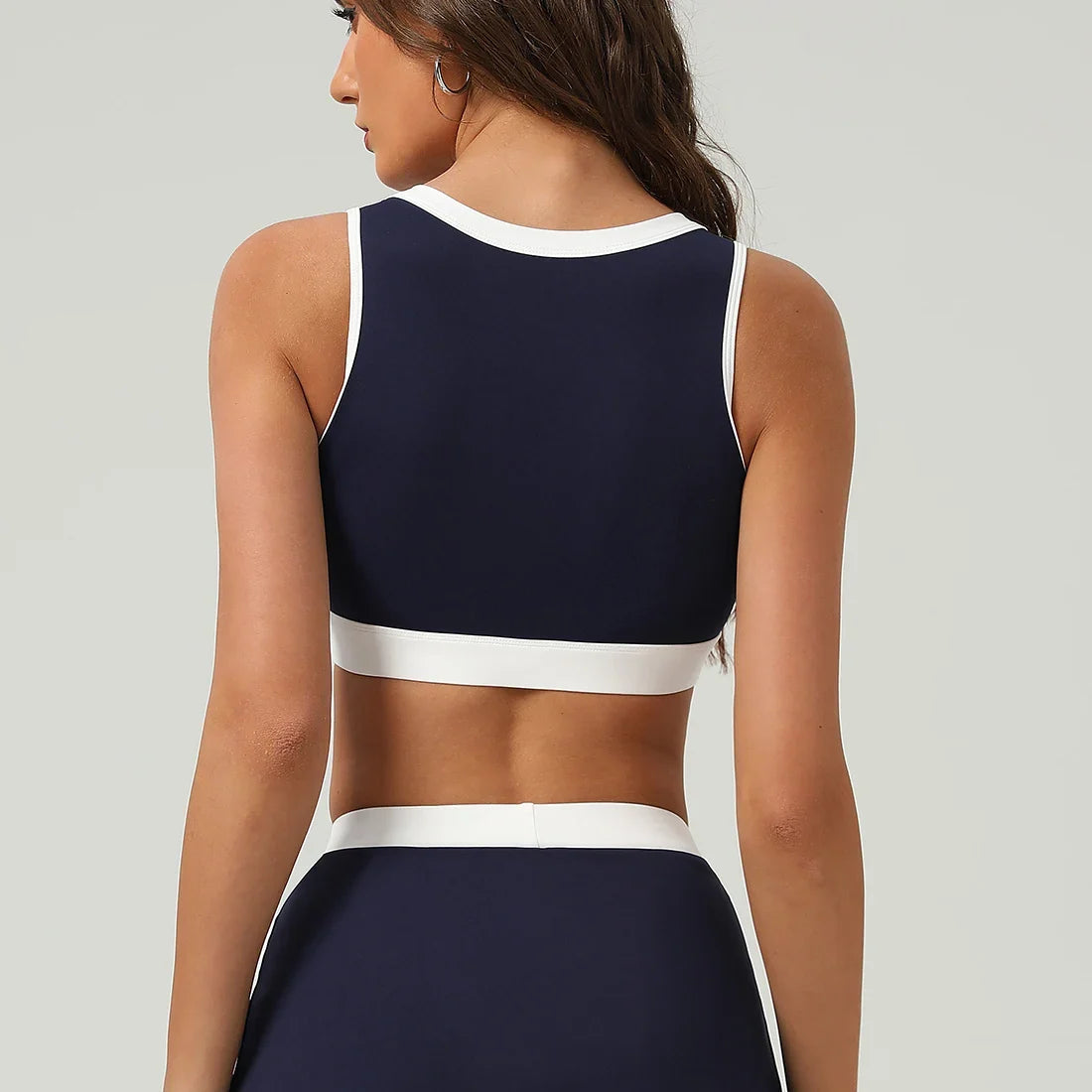 Women Elastic Fitness Padded Set
