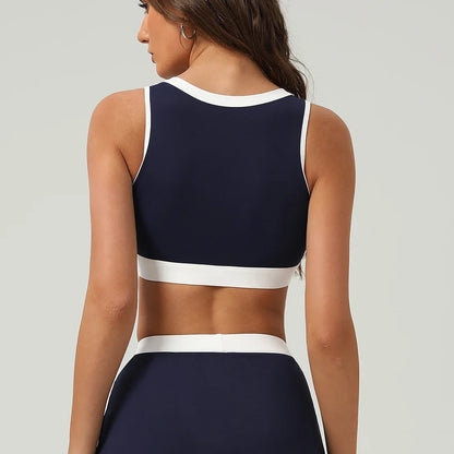 Women Elastic Fitness Padded Set