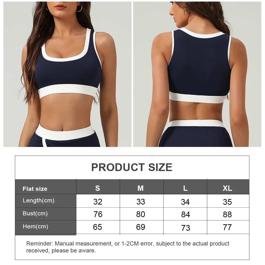 Women Elastic Fitness Padded Set