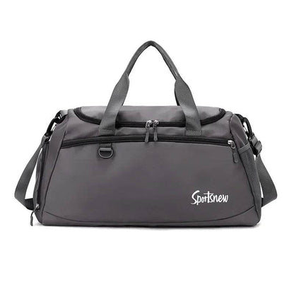 Gym Bag with Wet/Dry Separation - Travel Ready