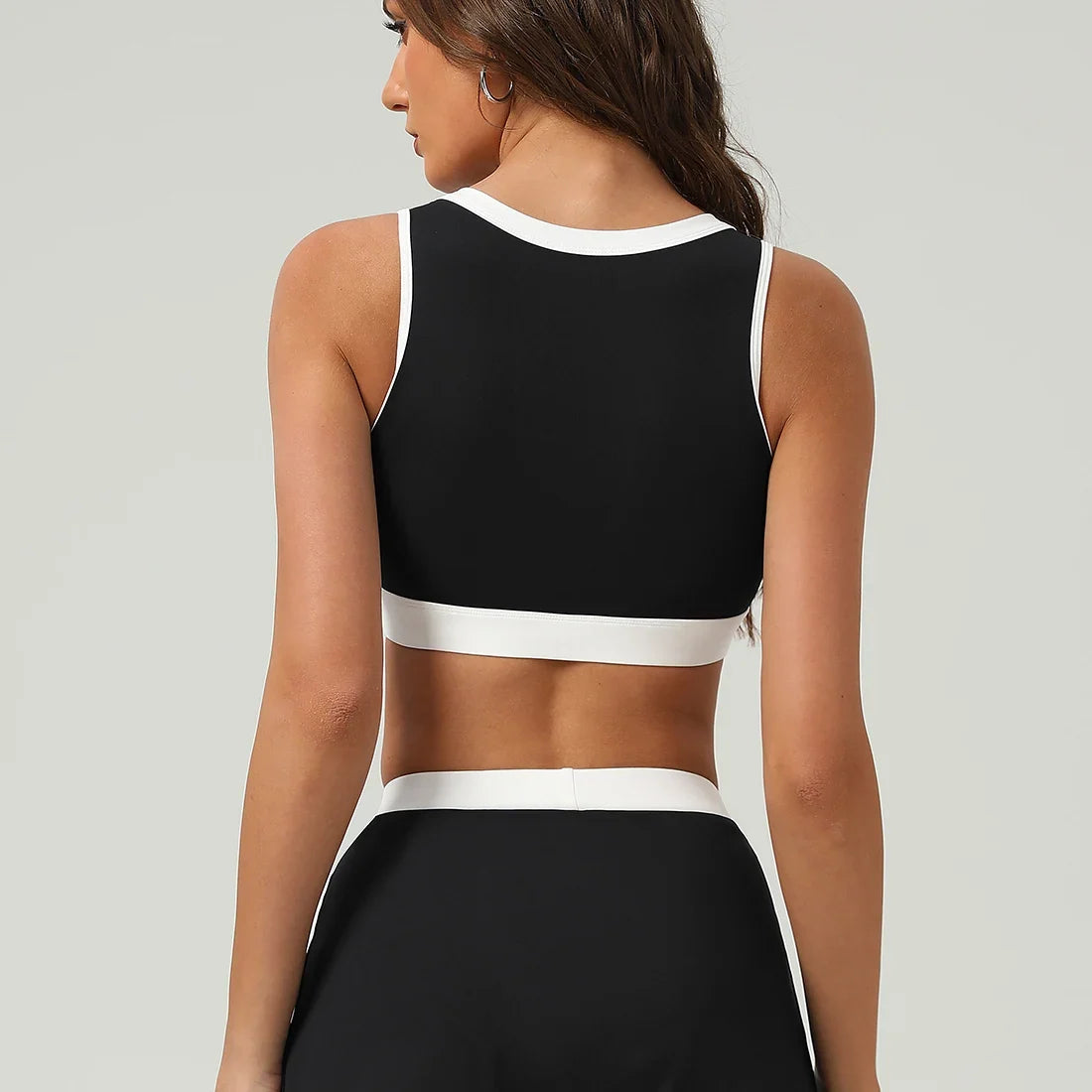 Women Elastic Fitness Padded Set