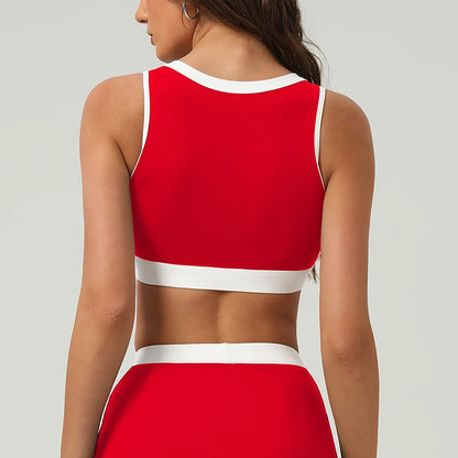 Women Elastic Fitness Padded Set