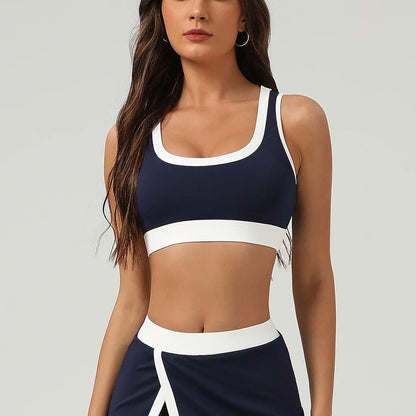 Women Elastic Fitness Padded Set