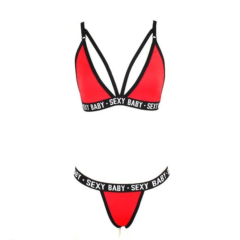 Three-Point Suit Women's Sports Underwear Set