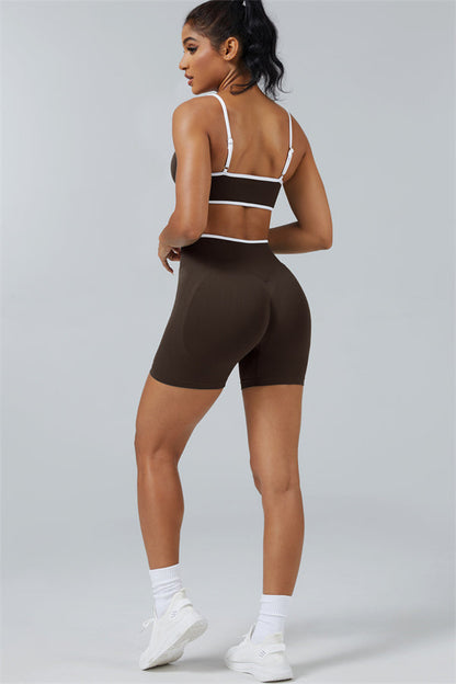 Sports Bra + Shorts 2-Piece Set