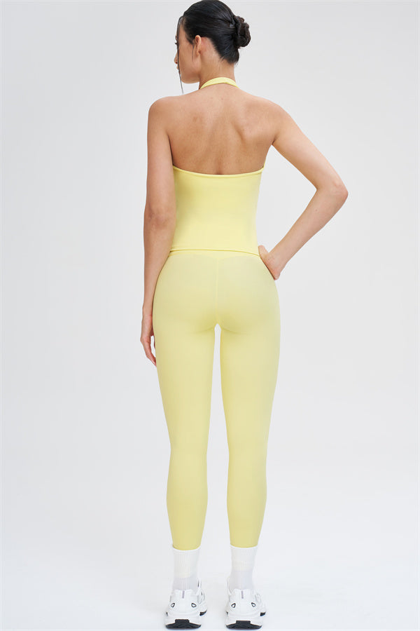 Crop Top + Leggings 2-Piece Set