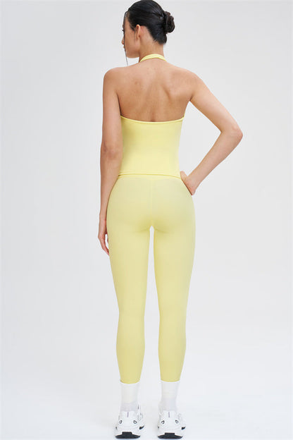 Crop Top + Leggings 2-Piece Set