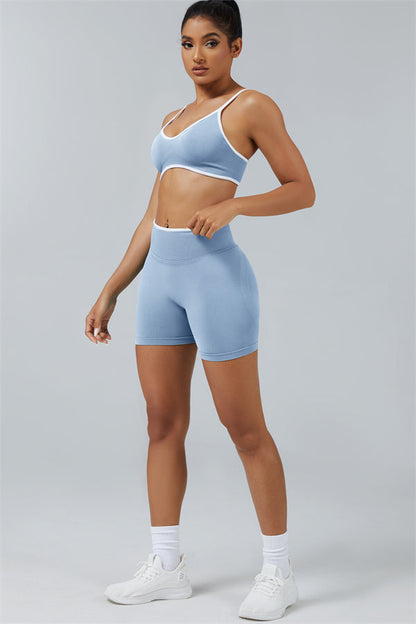 Sports Bra + Shorts 2-Piece Set