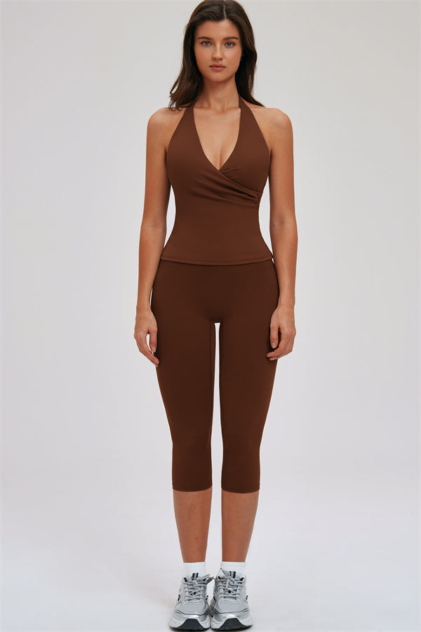 Tank Top Capri Leggings 2-Piece Set