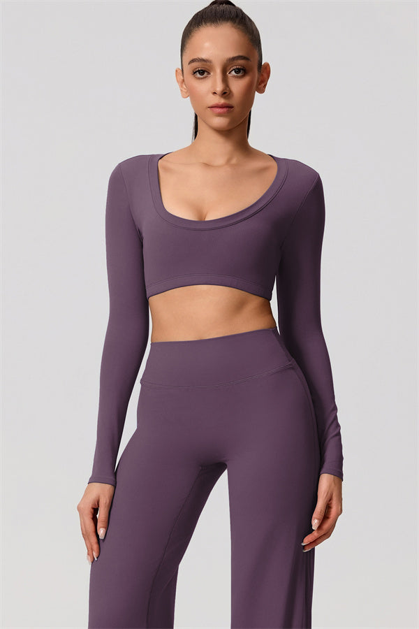 Long Sleeve Crop Top