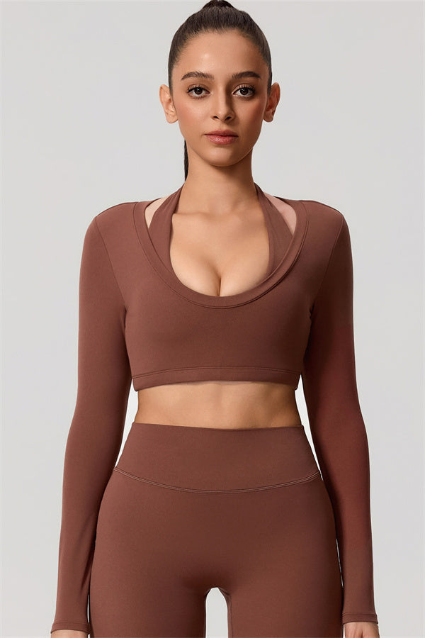 Long Sleeve Crop Top