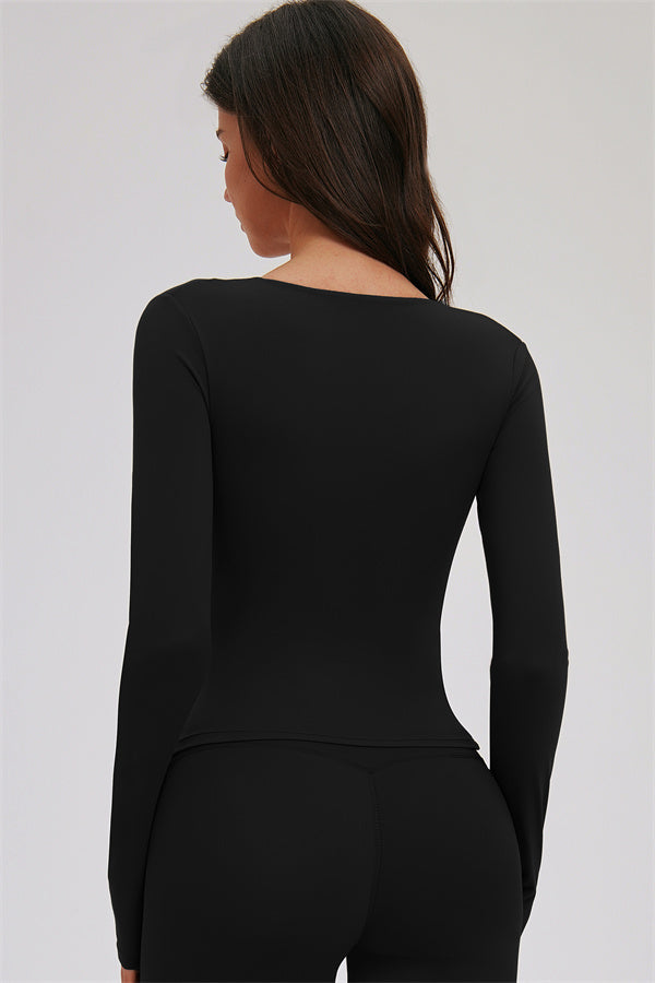 Long Sleeve Capri Leggings 2-Piece Set