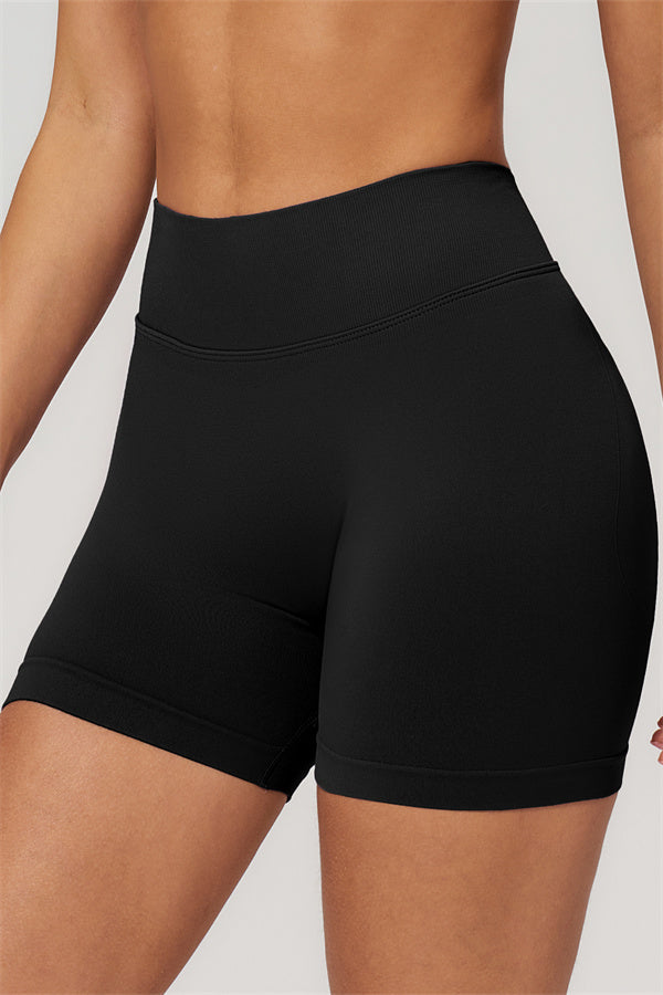 One-Shoulder Sports Bra Shorts 2-Piece Set