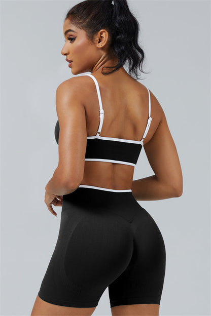 Sports Bra + Shorts 2-Piece Set