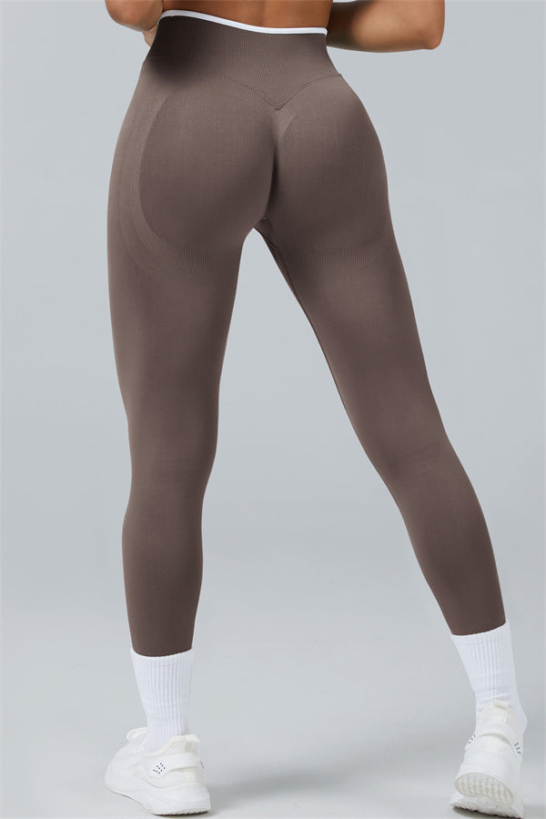 Long Sleeve + Crop Top Leggings 2-Piece Set
