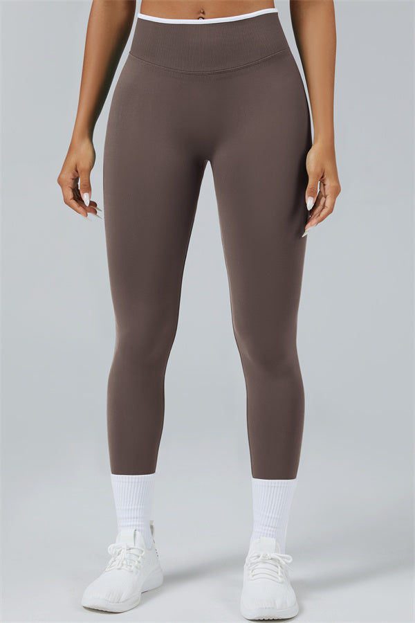 Long Sleeve + Crop Top Leggings 2-Piece Set