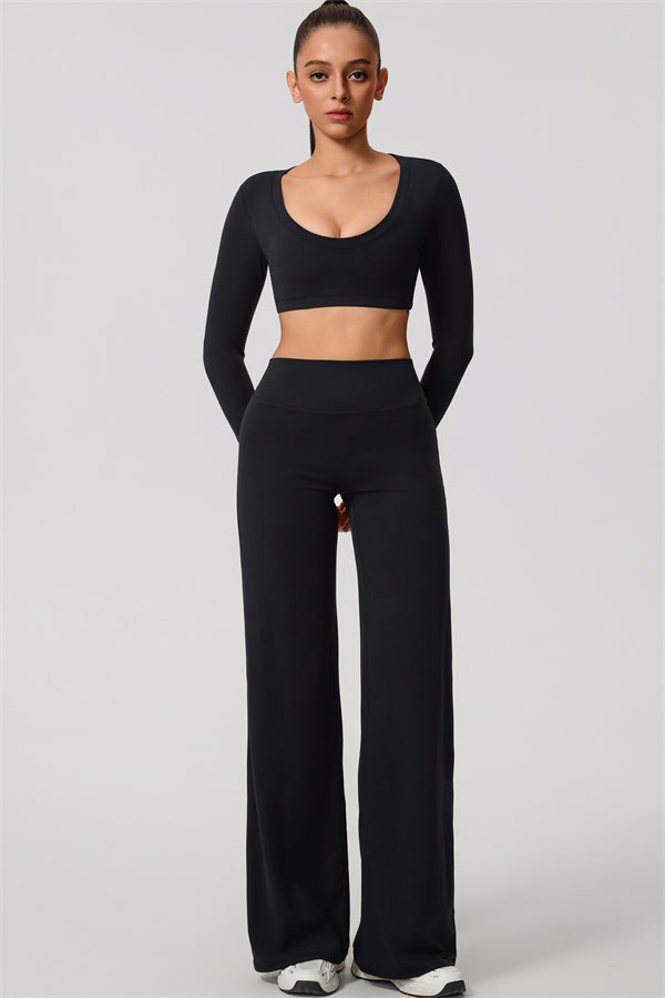 Long Sleeve Crop Top
